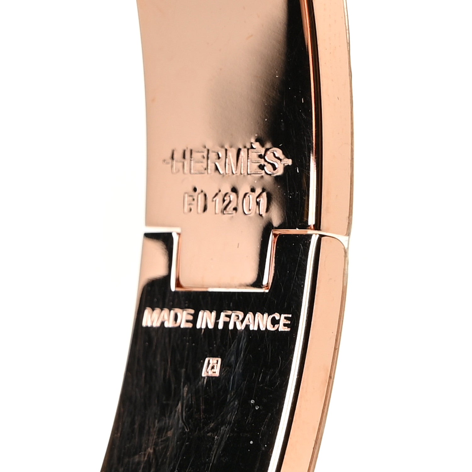 Hermes Enamel Narrow Clic Clac H Fusion Bracelet PM Rose Candeur Jaune Tennis 4 of 5