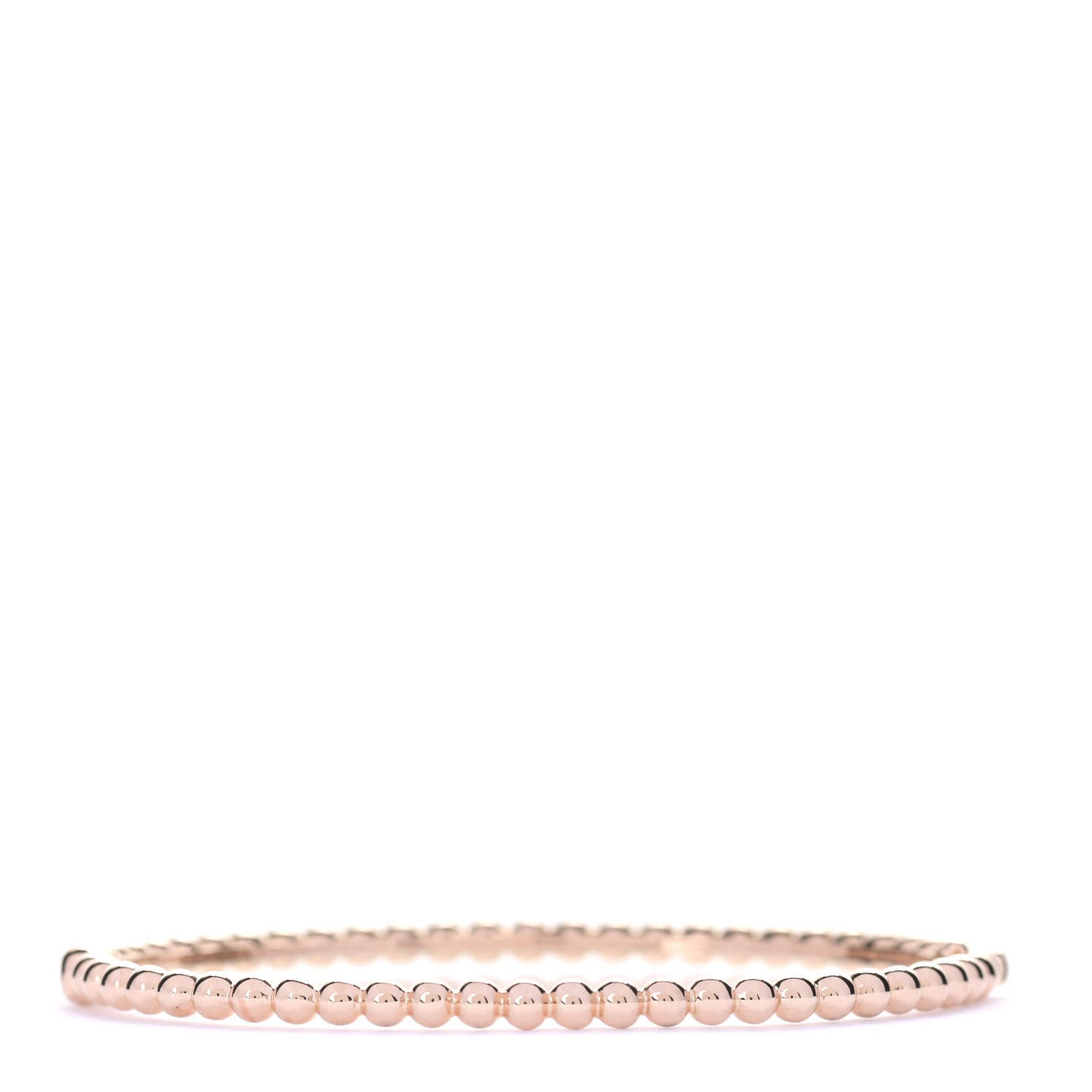 18K Rose Gold Perlee Pearls of Gold Bracelet M
