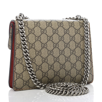 Gucci GG Supreme Monogram Mini Dionysus Shoulder Bag Hibiscus Red 3 of 9