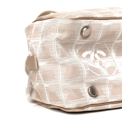 Chanel Nylon Travel Bowler Beige 9 of 13