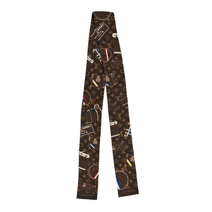 Louis Vuitton Silk Monogram Trunks Bandeau 2 of 4