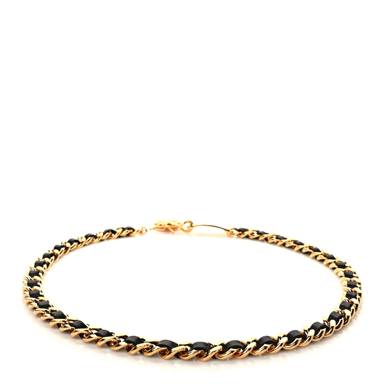 Chanel Lambskin Chain CC Medallion Belt Black Gold 2 of 4