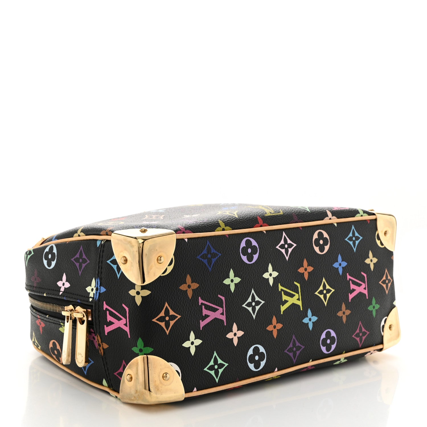 Louis Vuitton Monogram Multicolor Trouville Black 4 of 9