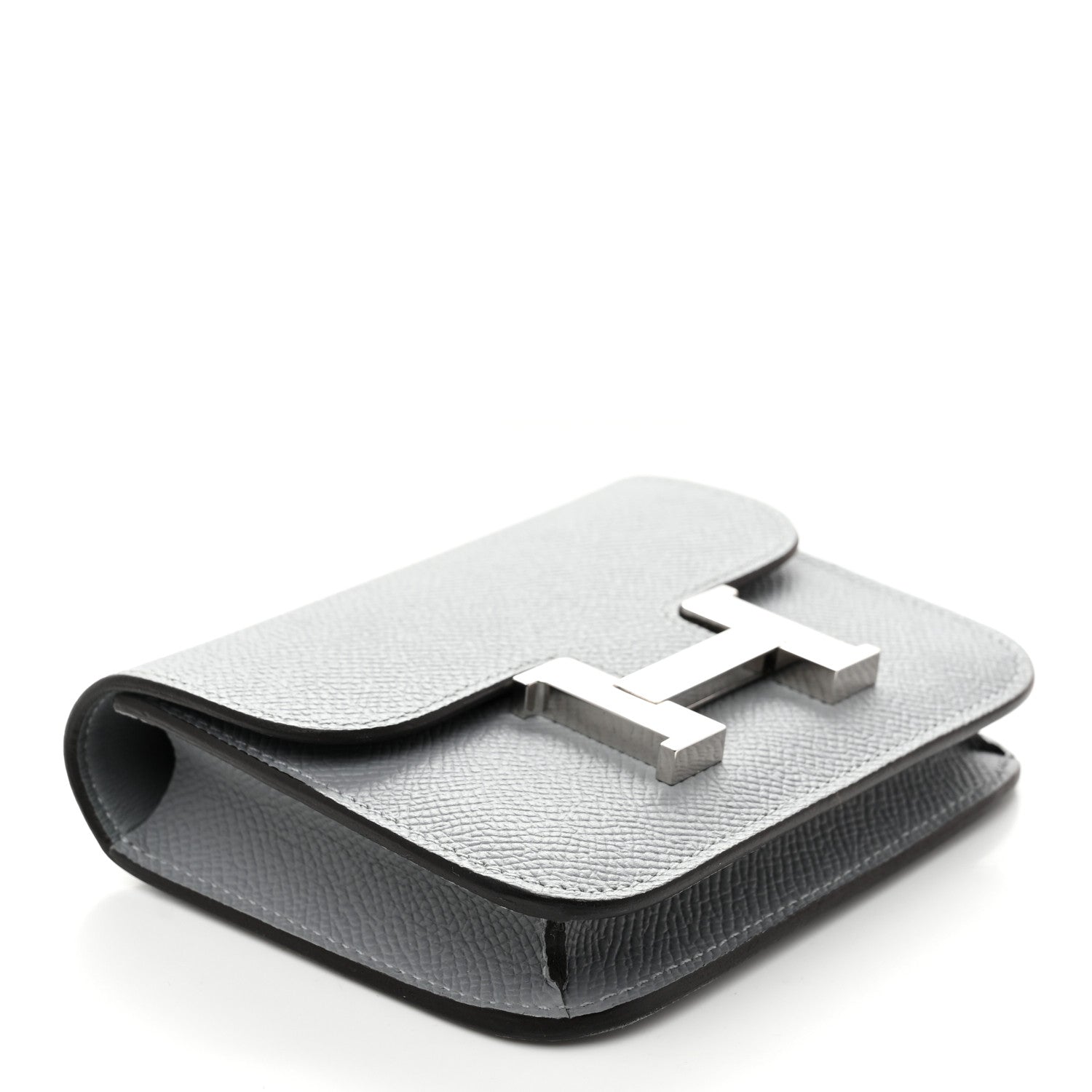 Hermes Epsom Constance Slim Wallet Gris Pantin 5 of 9