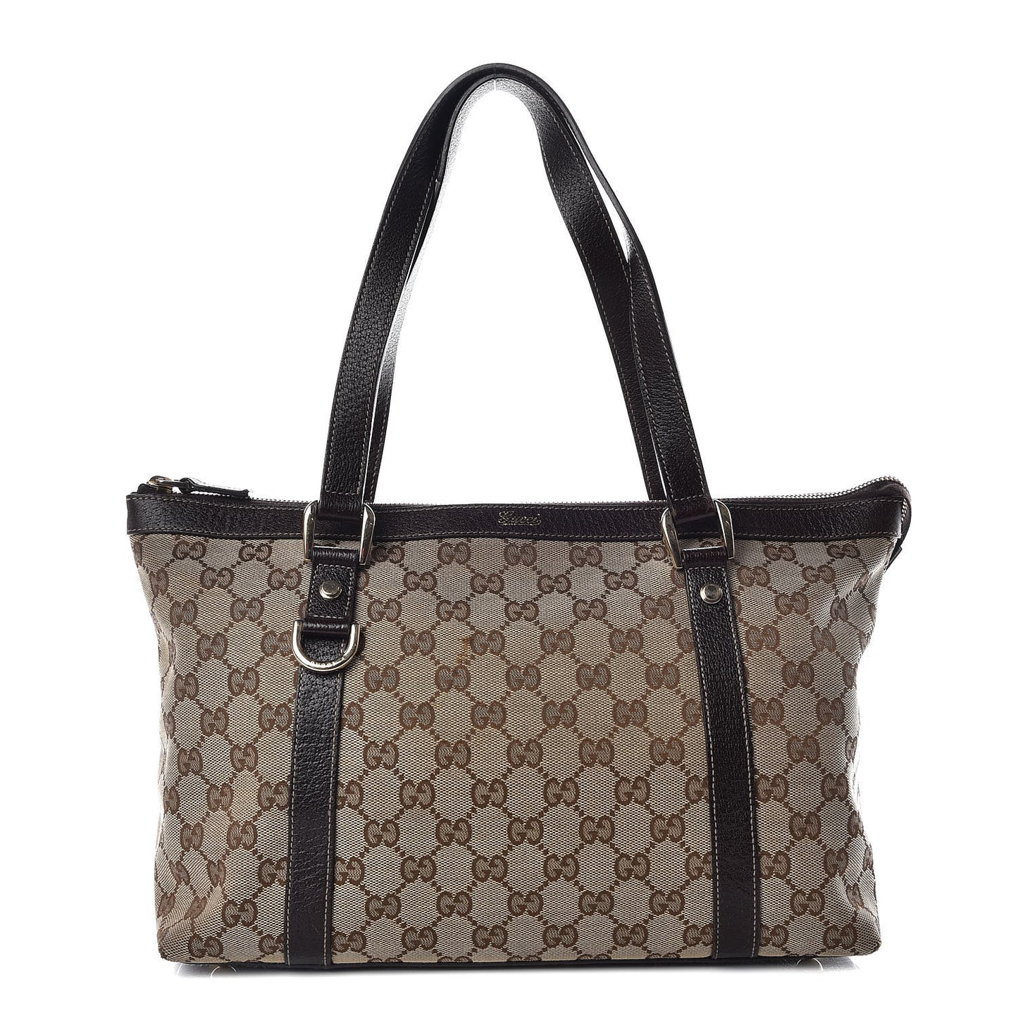 Monogram Medium Abbey Tote Brown