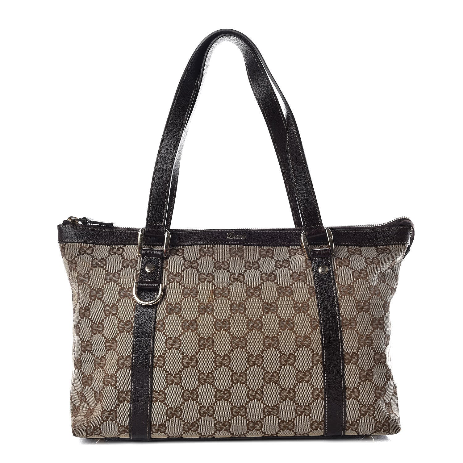 Gucci Monogram Medium Abbey Tote Brown 1 of 21