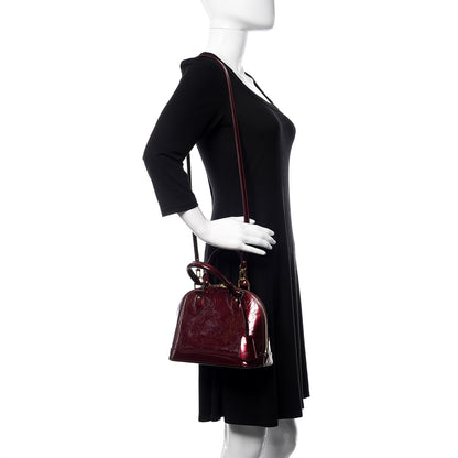 Louis Vuitton Vernis Alma BB Rouge Fauviste 2 of 9