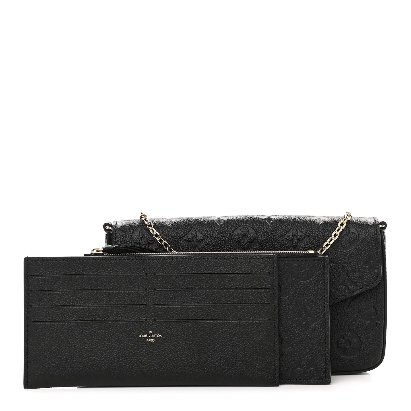 Empreinte Pochette Felicie Chain Wallet Black