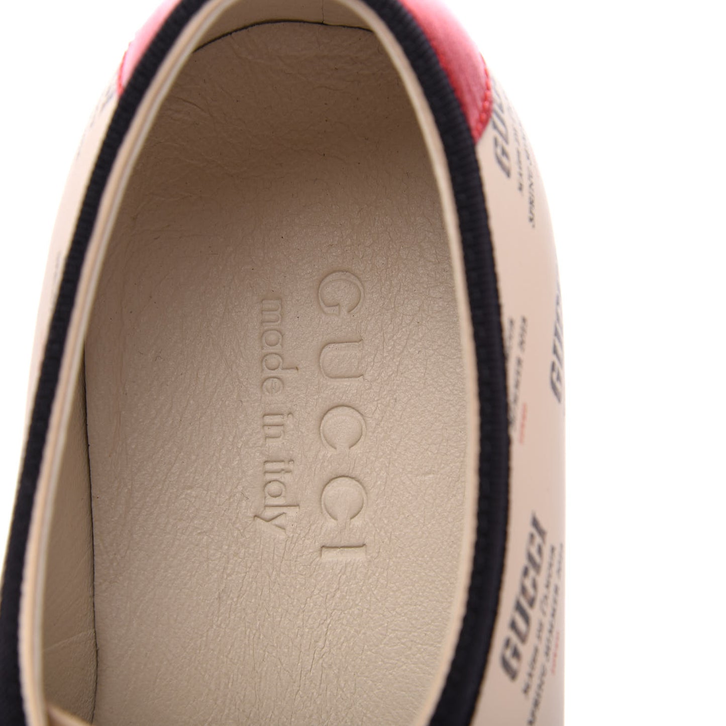 Calfskin Stamp Print Mens Falacer Sneakers 5 Soy
