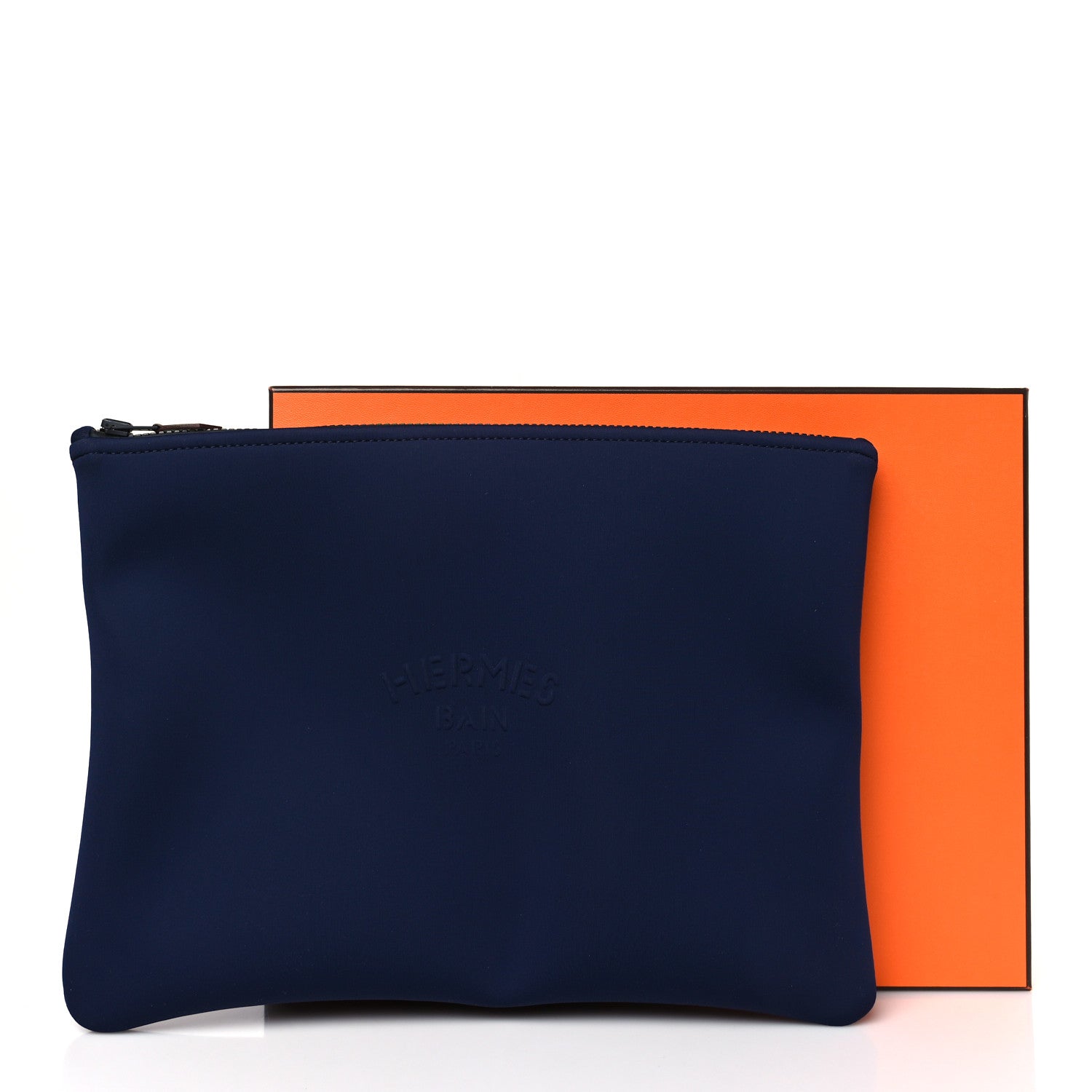 Hermes Neoprene Large Neobain Case Marine 9 of 9