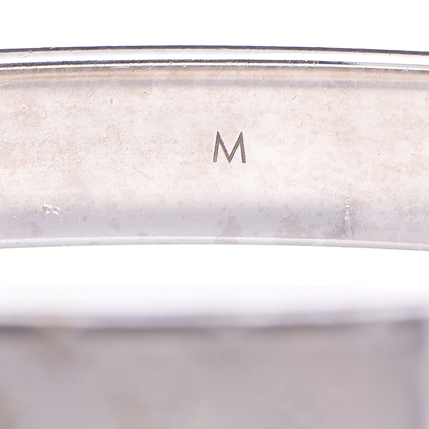 Palladium Monogram Nanogram Cuff M