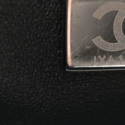 Chanel Shearling Lambskin CC Backpack Black 7 of 11