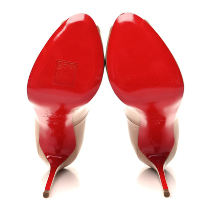 Christian Louboutin Patent New Very Prive 120 Pumps 36 Nude 5 of 9