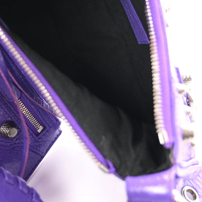 Balenciaga Agneau Arena Le Cagole Shoulder Bag XS Purple 6 of 11