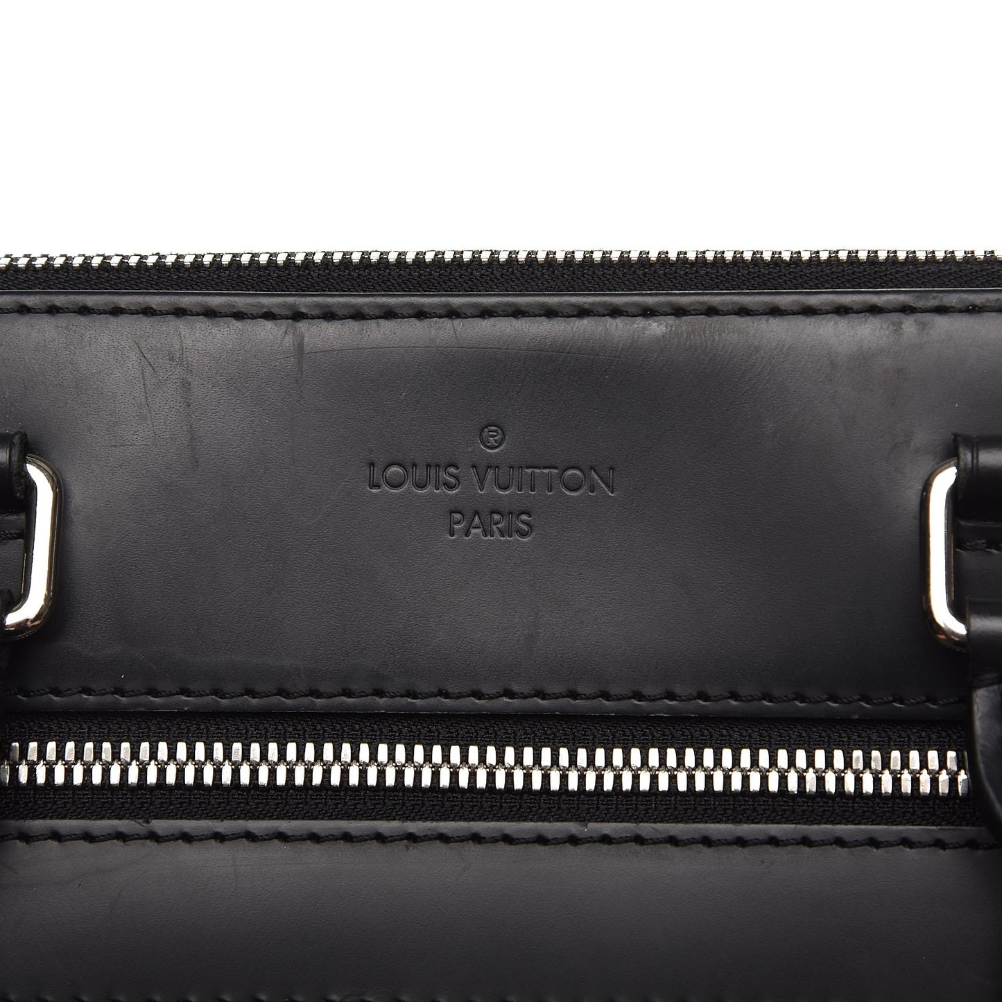 Damier Graphite Porte-Documents Jour