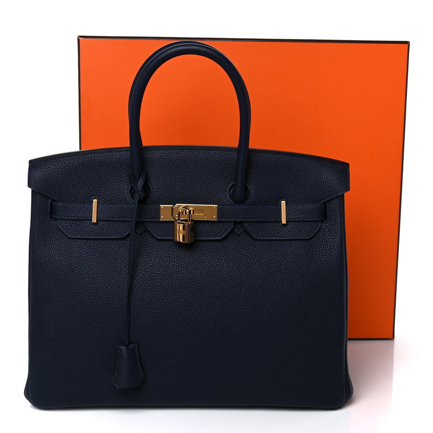 Togo Birkin 35 Bleu Nuit