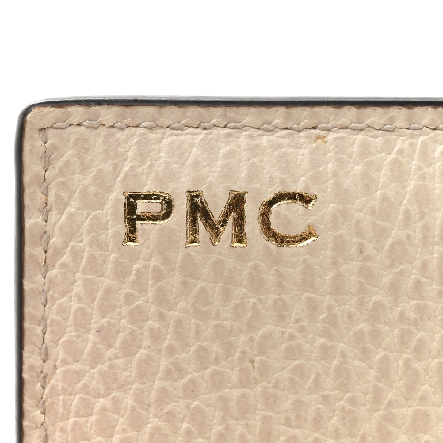 Dollar Calfskin GG Supreme Monogram GG Marmont Card Case Mystic White Beige Ebony