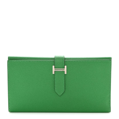 Hermes Epsom Bearn Gusset Wallet Bambou 1 of 7