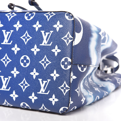 Louis Vuitton Monogram Escale Neonoe MM Blue 7 of 10