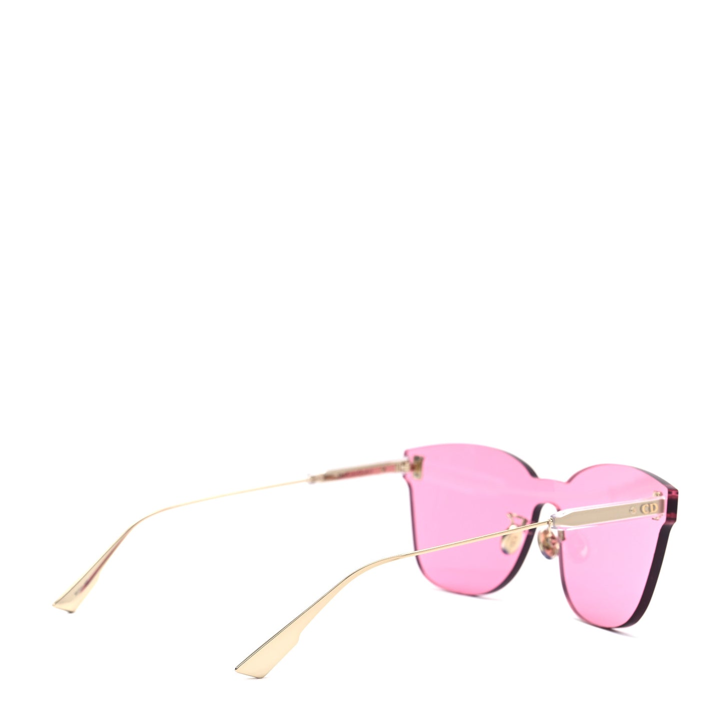 Mirrored Color Quake 2 Sunglasses Fuchsia
