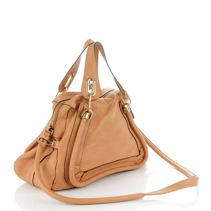Chloe Calfskin Medium Paraty Light Tan 3 of 8