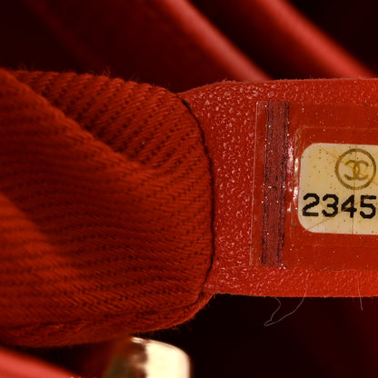 Chanel Grained Calfskin Mini Neo Executive Shopper Tote Red 8 of 11