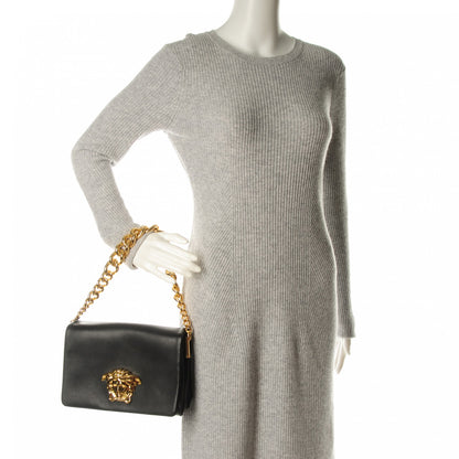 Versace Nappa Palazzo Sultan Shoulder Bag Black 2 of 6