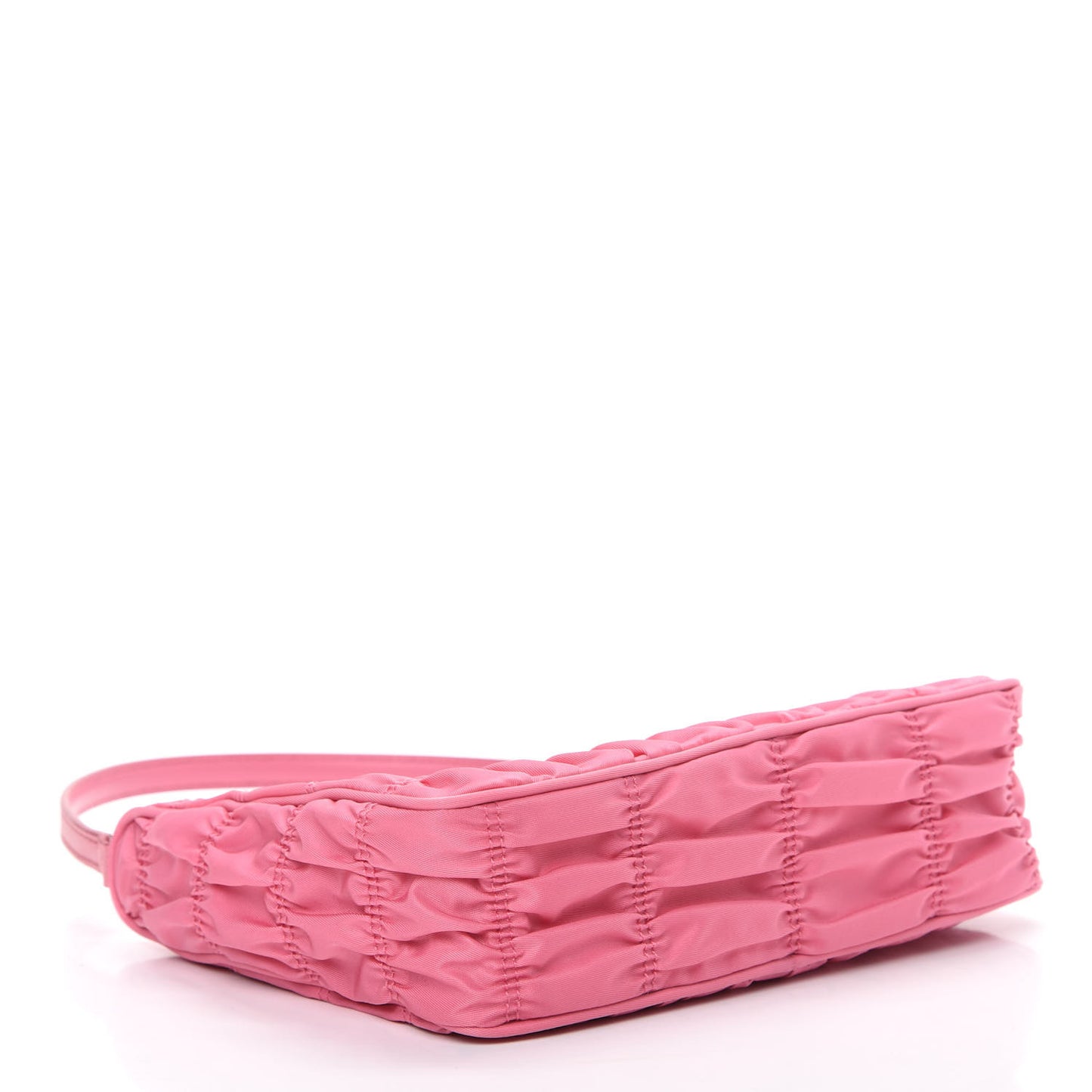 Tessuto Nylon Gaufre Shoulder Bag Begonia