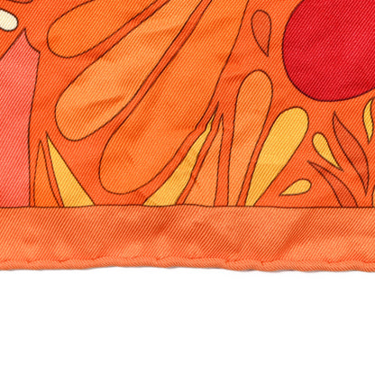Hermes Silk Millefleurs du Mexique Scarf 70 6 of 6