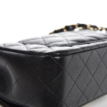 Chanel Caviar Quilted Mini Rectangular Flap Black 12 of 14