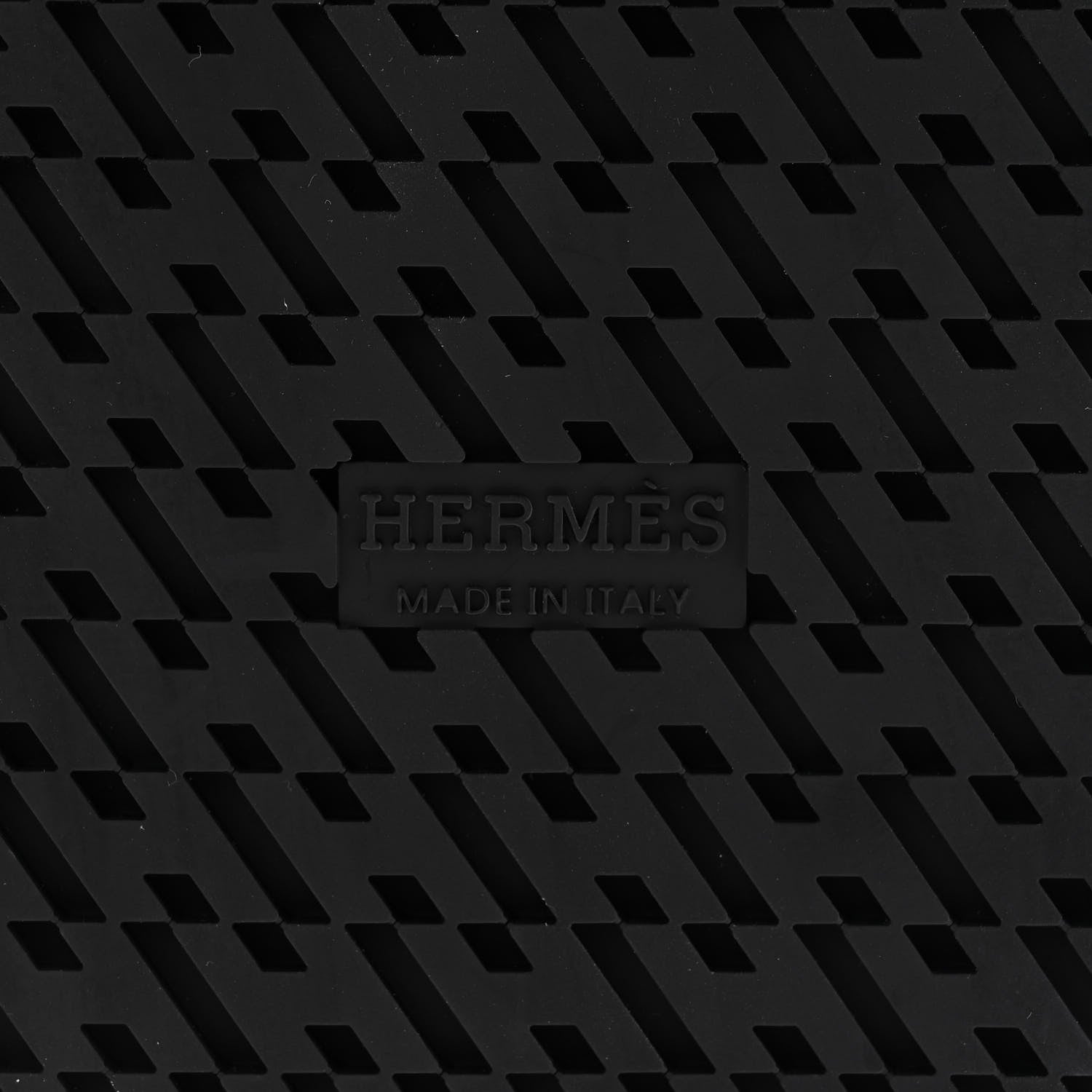 Hermes Calfskin Womens Chypre Sandals 35.5 Black 6 of 10