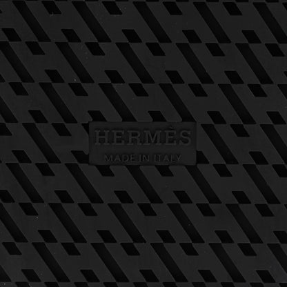 Hermes Calfskin Womens Chypre Sandals 35.5 Black 6 of 10