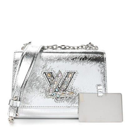 Louis Vuitton Mirror Epi Swarovski Strass Twist PM Silver 3 of 10