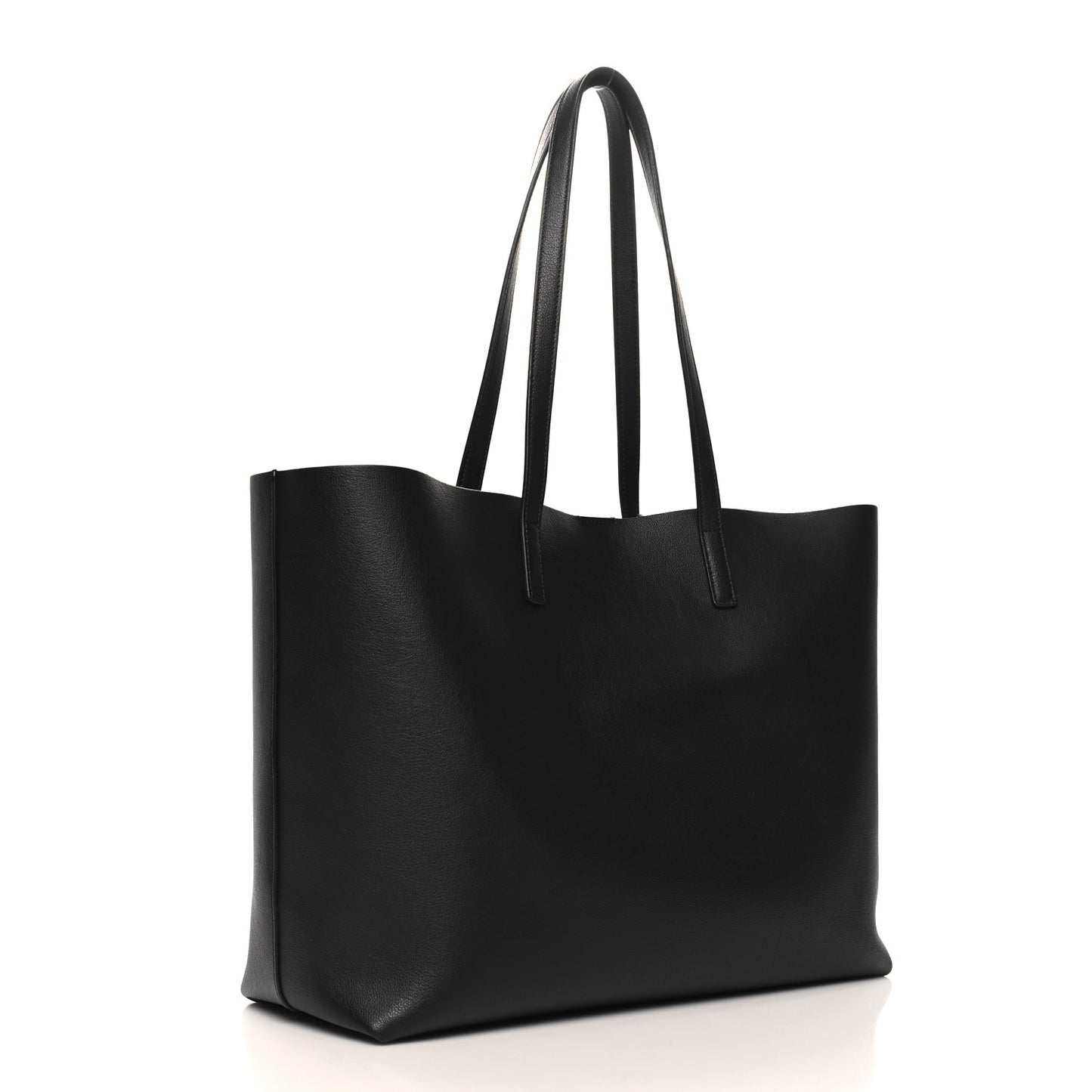 Calfskin Large Shopping Tote Black