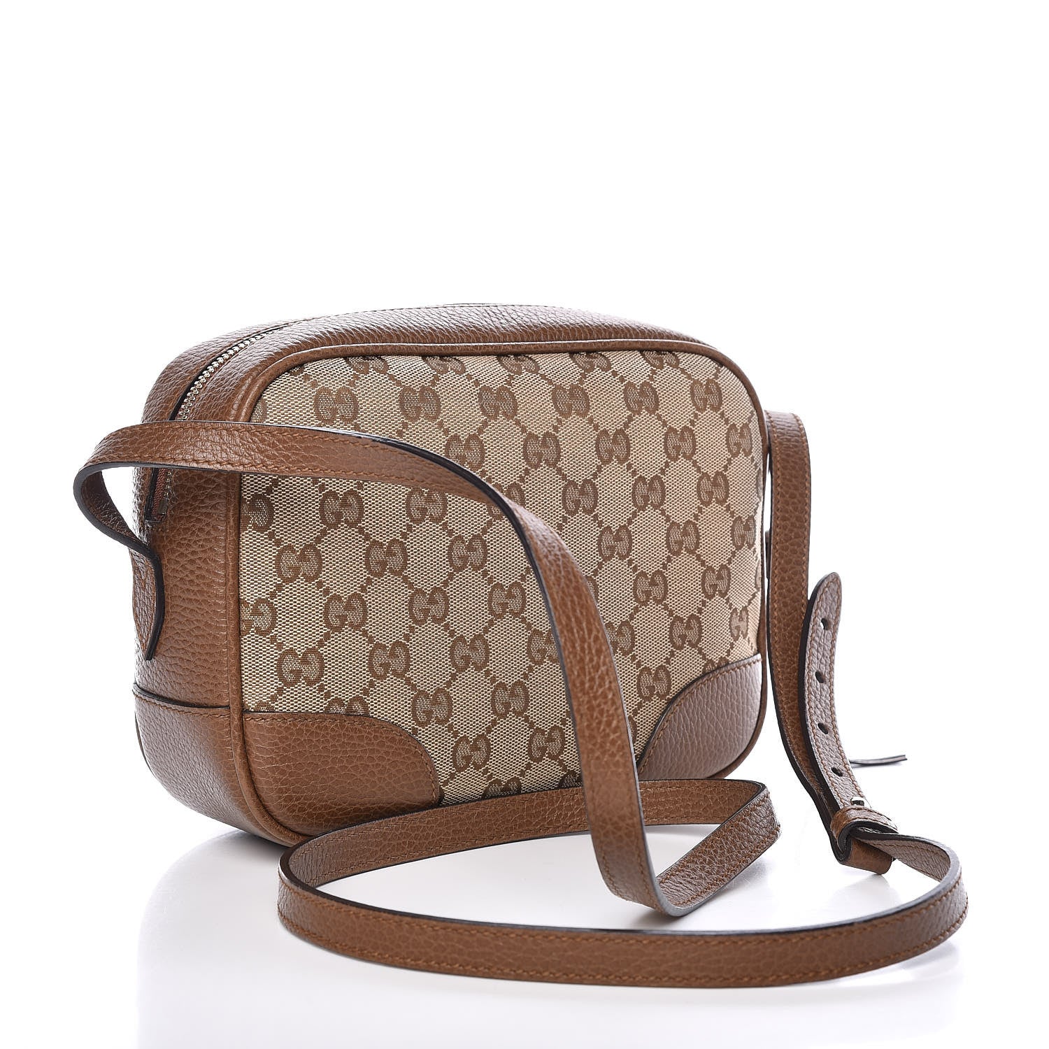 Gucci Monogram Mini Bree Messenger Bag Beige Tabacco 3 of 12