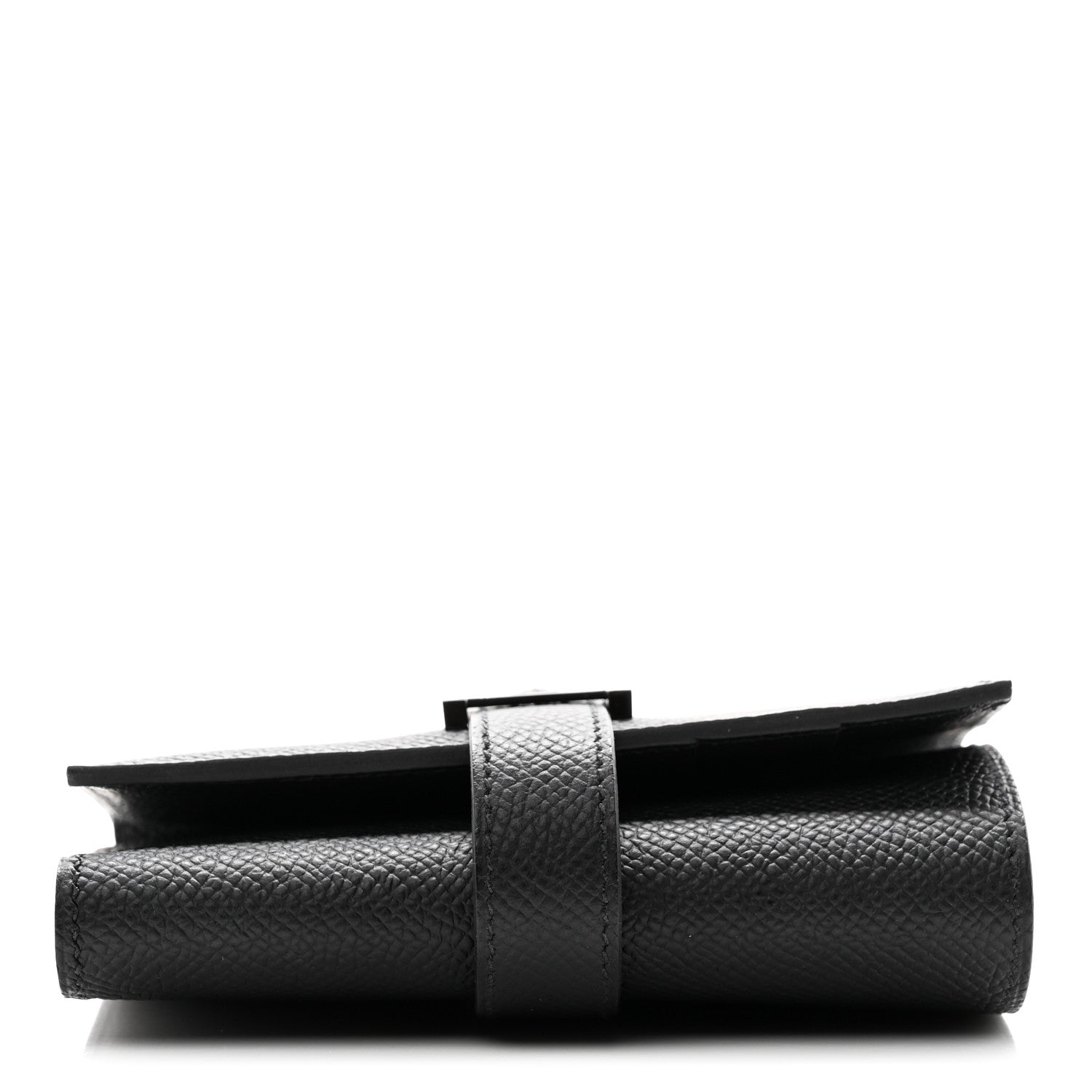 Hermes Epsom Tri-Fold Compact Monochrome Bearn Wallet Black 7 of 8