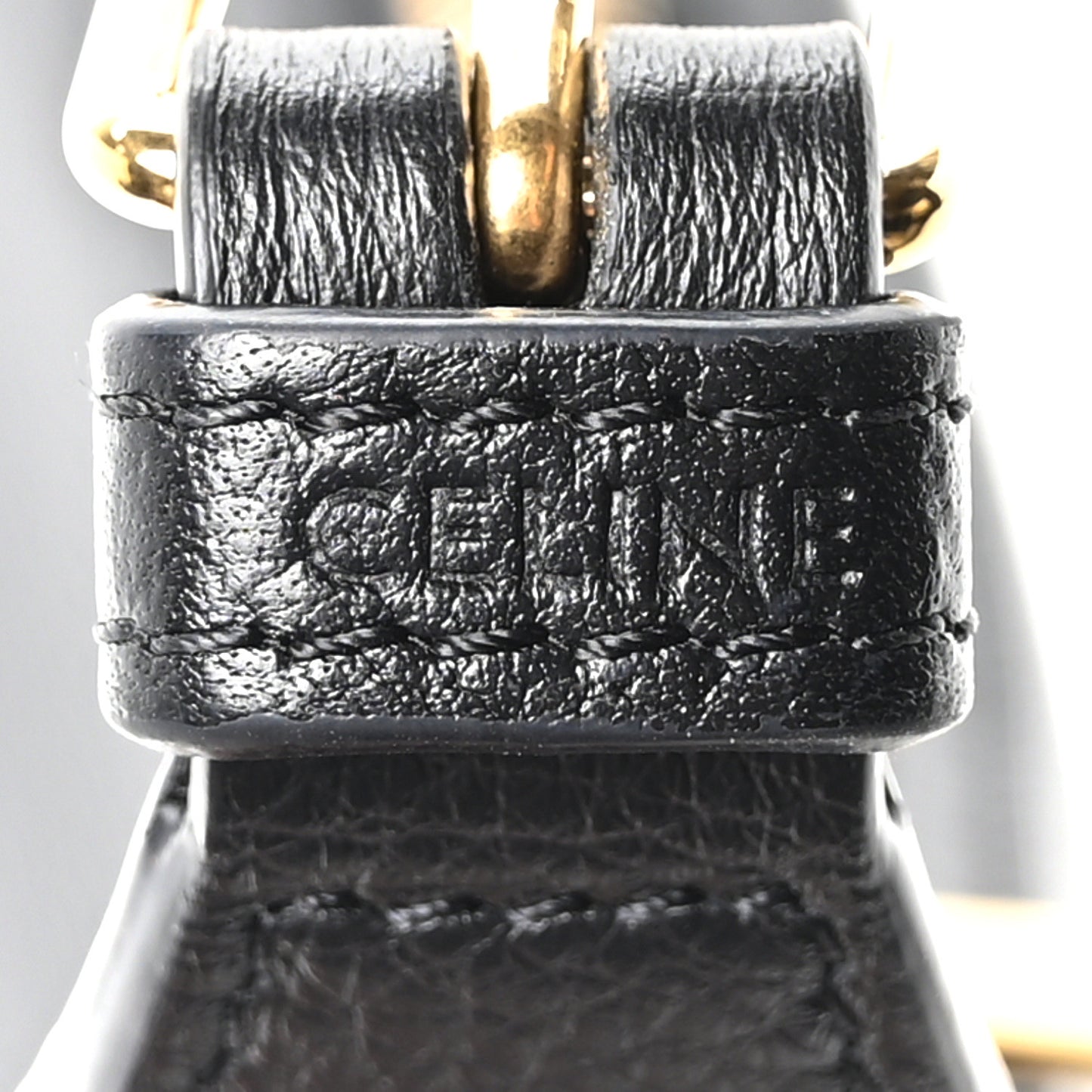 Supple Calfskin Cuir Triomphe Small Heloise Shoulder Bag Black