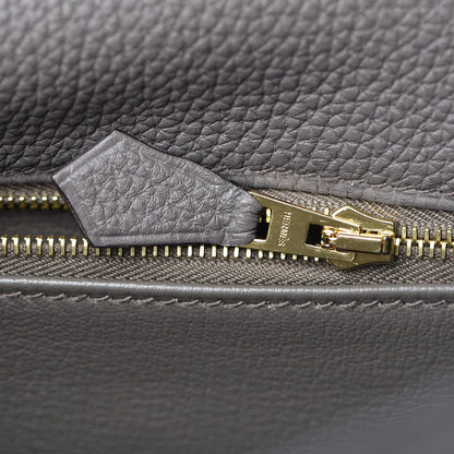 Hermes Togo Kelly Retourne 28 Etain 23 of 38