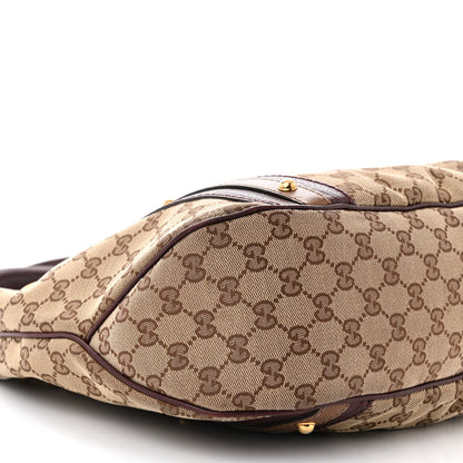 Gucci Monogram Interlocking G Tote Dark Brown 9 of 10