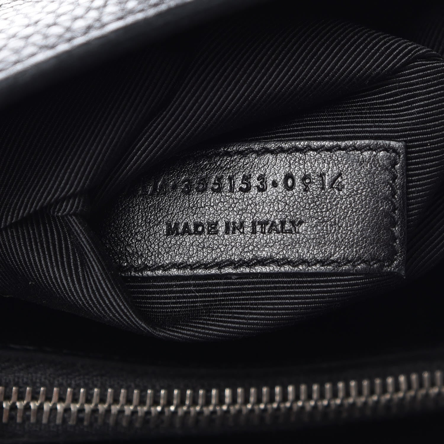 Saint Laurent Grained Calfskin Small Sac De Jour Black 10 of 10