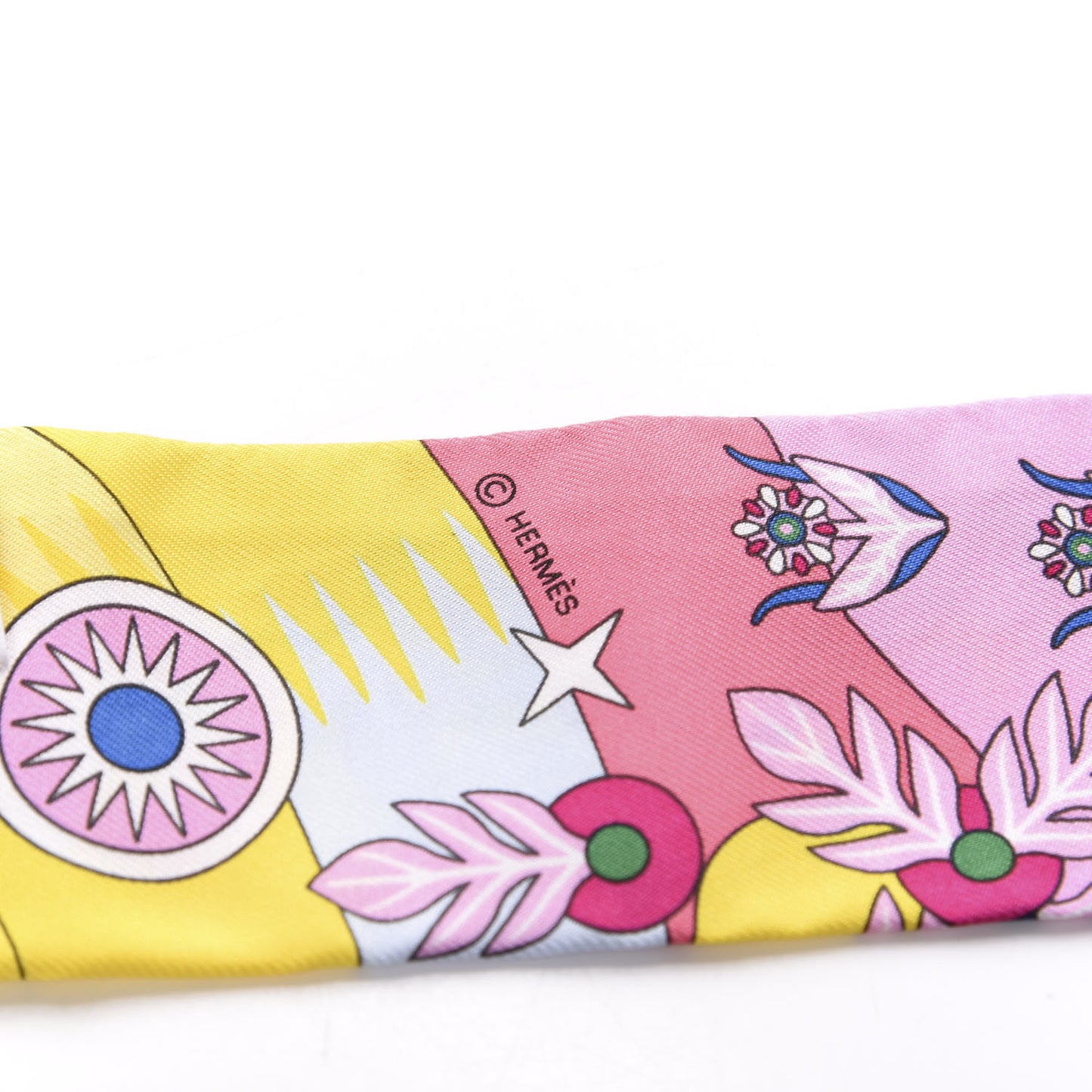 Silk La Source de Pegase Twilly Rose Vif Jaune Vif