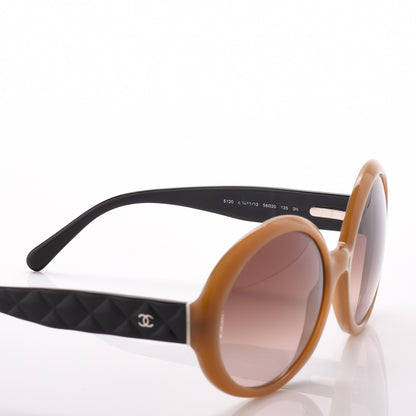 Chanel Quilted CC Mod Sunglasses 5120 Brown 6 of 8