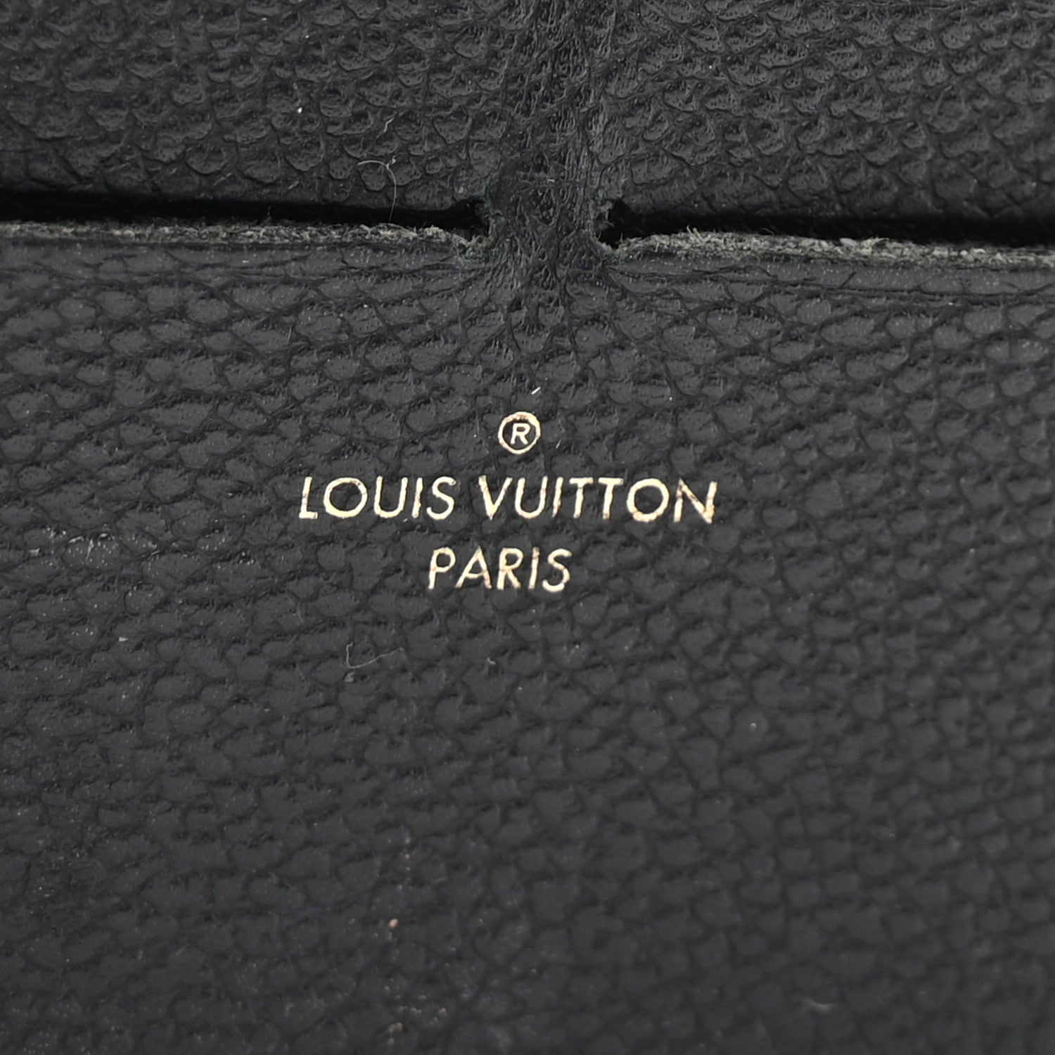 Louis Vuitton Calfskin Felicie Chain Wallet Card Holder Insert Black 6 of 6