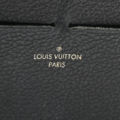 Louis Vuitton Calfskin Felicie Chain Wallet Card Holder Insert Black 6 of 6