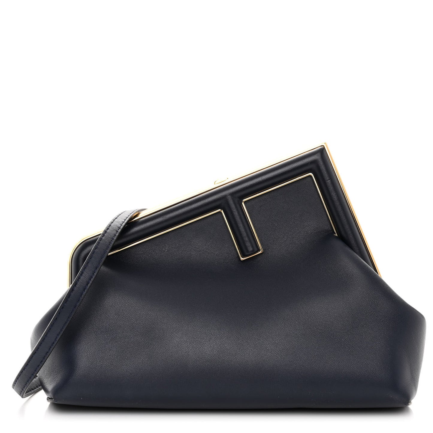 Shiny Nappa Small Fendi First Midnight Blue