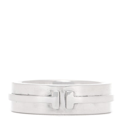 Tiffany Sterling Silver T Two Ring 52 6 1 of 5
