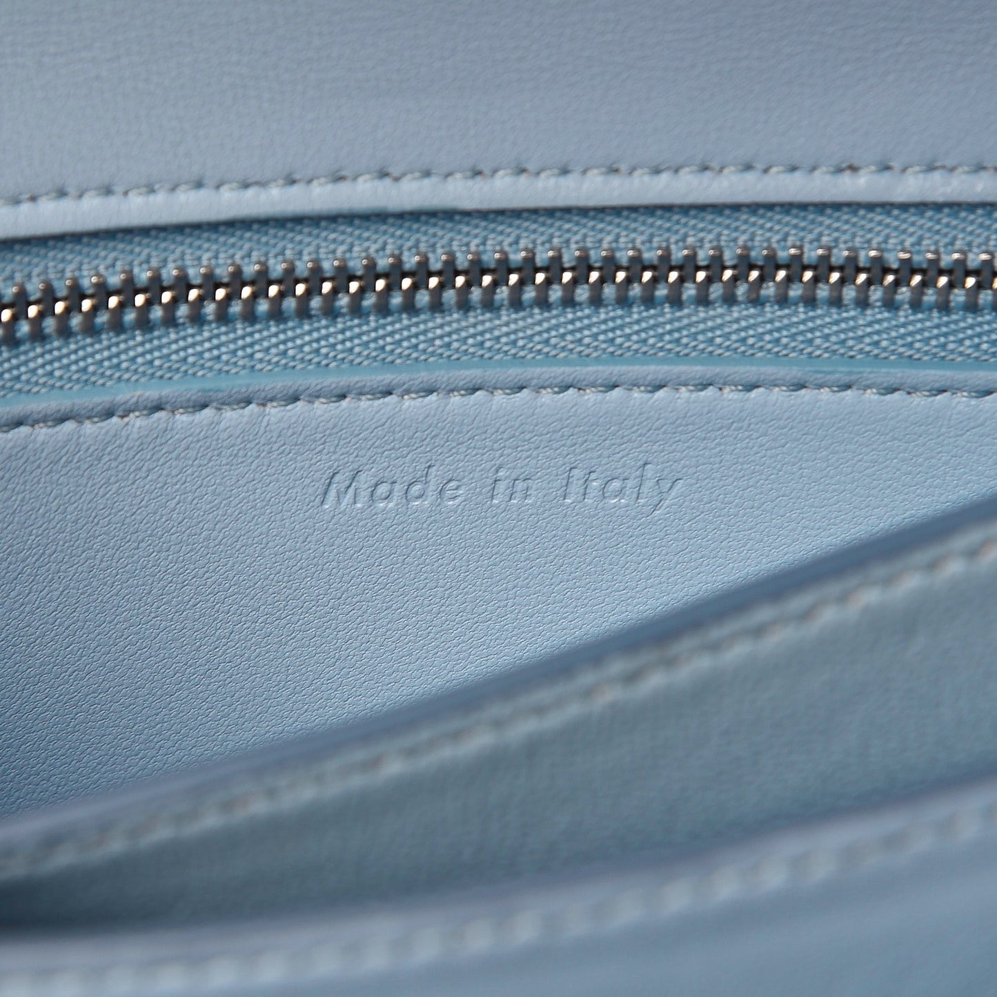 Smooth Calfskin Small Classic Box Flap Bag Pale Blue