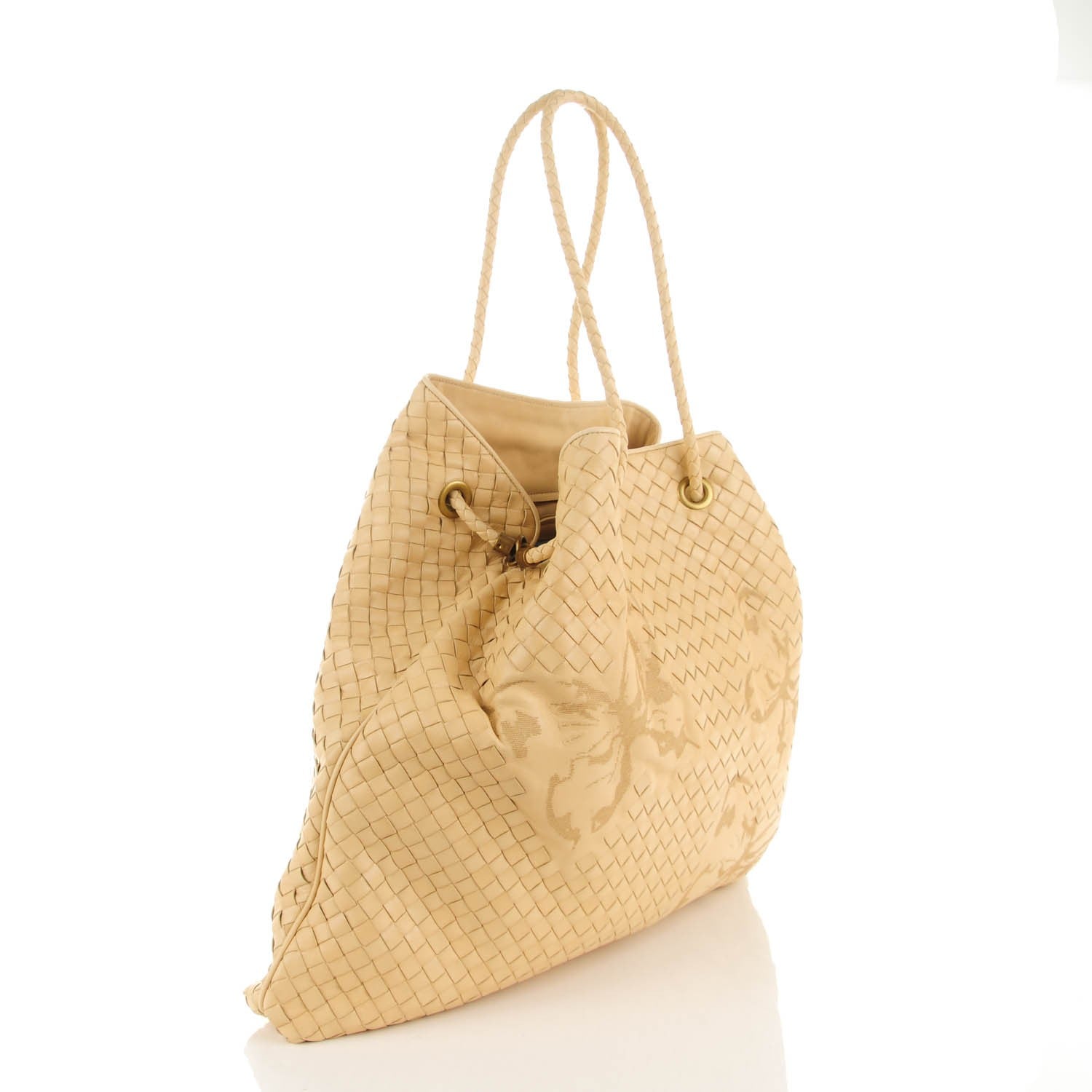 Bottega Veneta Nappa Intrecciato Butterfly Farfalle Shoulder Bag Aurora 3 of 8