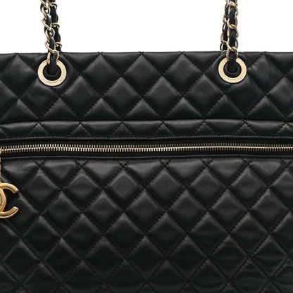 Chanel Lambskin Quilted Large Tote Black 9 of 16