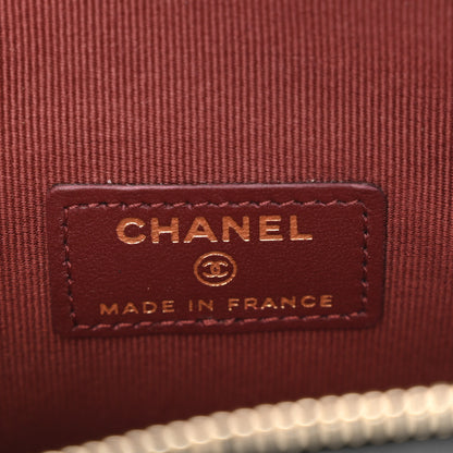 Chanel Lambskin Quilted CC In Love Heart Clutch With Chain Black 6 of 10